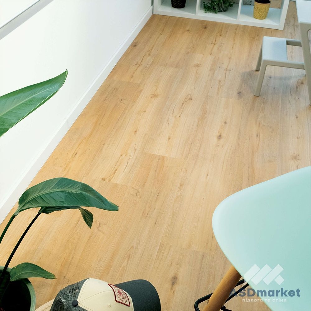 Вінілова підлога SPC замкова Rigid Corkart Vinyl 2Go Gold Summer Oak 9505