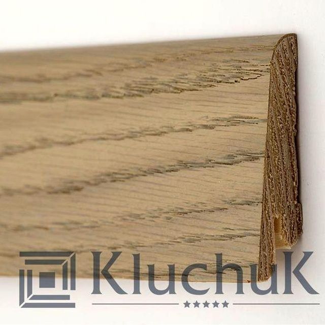 Плинтус Kluchuk Rustique Дуб Серебро KLR80-05 (80х19мм)