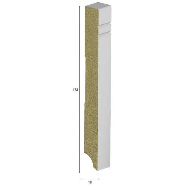 Плінтус HDF Luciano Modern Plus 028H172X18/2M3
