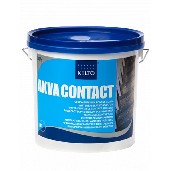 Клей Kiilto Akva Contact контактний на водній основі (1л)