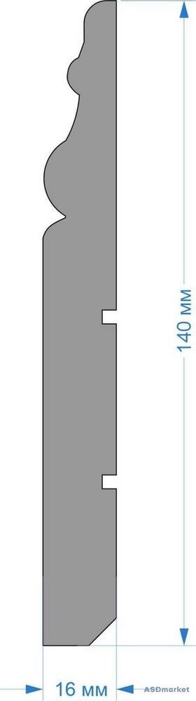 Плінтус Paсioli MDF PMP018