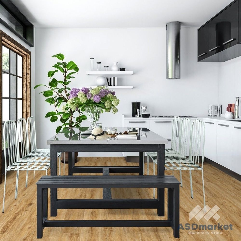 Виниловый SPC Ламинат Falquon The Floor Wood Riley Oak P1004