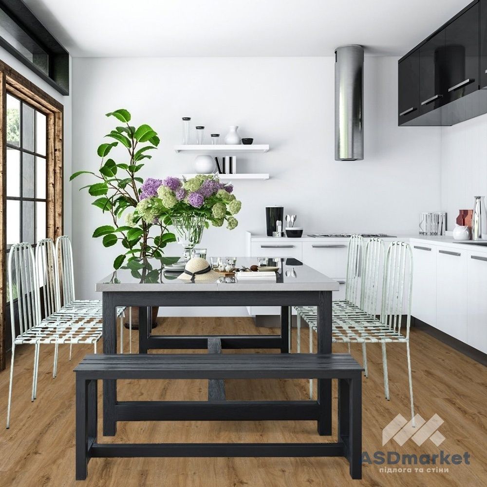 Виниловый SPC Ламинат Falquon The Floor Wood Jackson Oak P1006