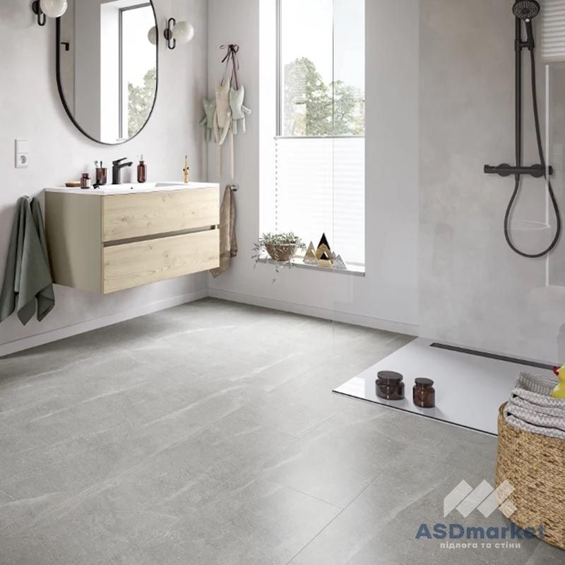 Ламинат Egger Kingsize Aqua+ Мармур Кандела сетло-серый ELF243