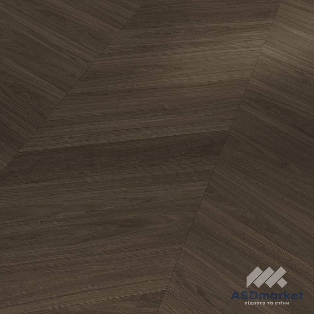 Вінілова підлога клейова Parador TrendTime 10 DB Chevron 60&deg; Oak Oxford dark brown 1750866
