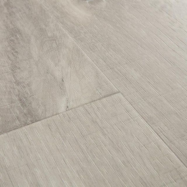 Вінілова підлога замкова Quick-Step Alpha Vinyl Blos Small Planks Дуб каньйон сірий з розпилами AVSPU40030