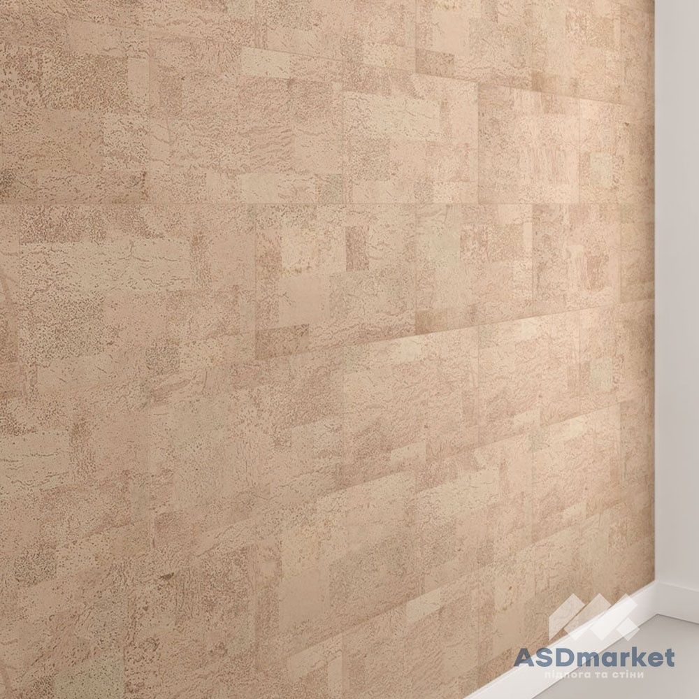 Настінний корок листовий Wicanders Dekwall Malta Champagne RY1M001