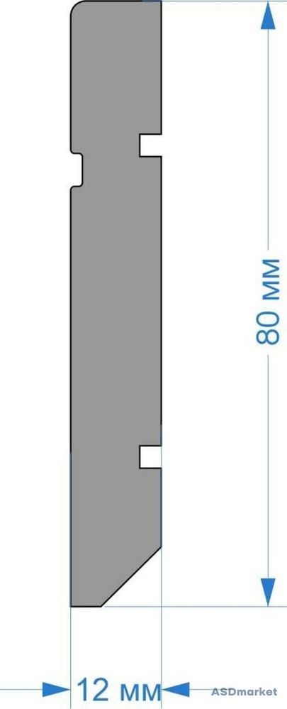 Плінтус Paсioli MDF PMP004