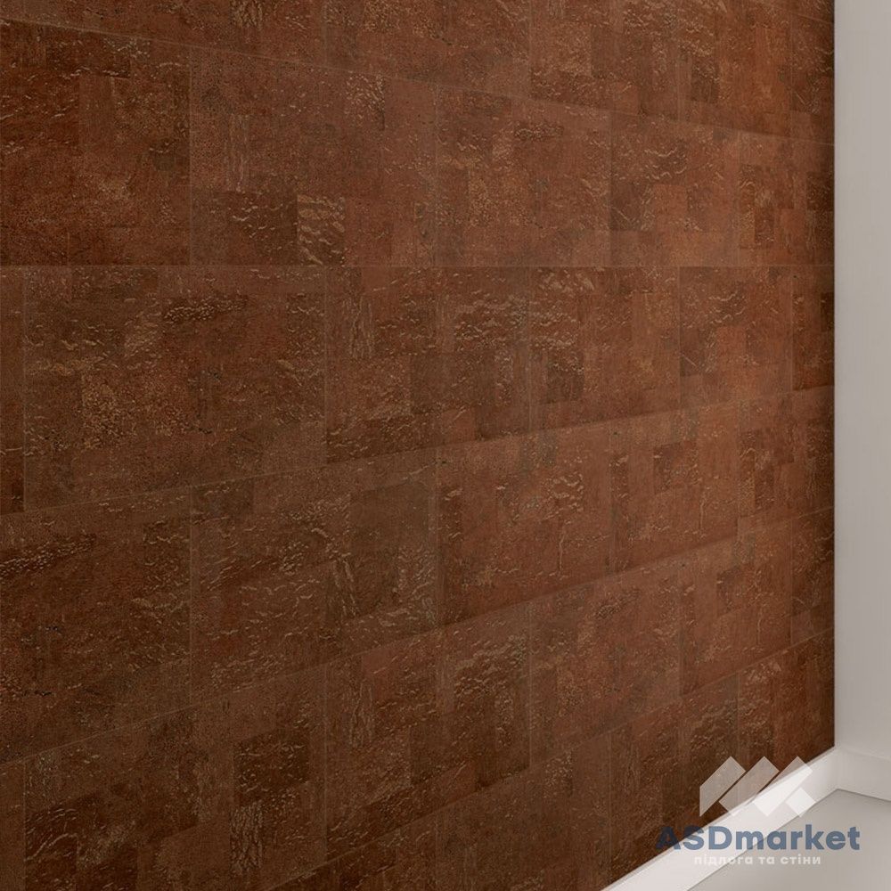 Настінний корок листовий Wicanders Dekwall Malta Chestnut RY1L001