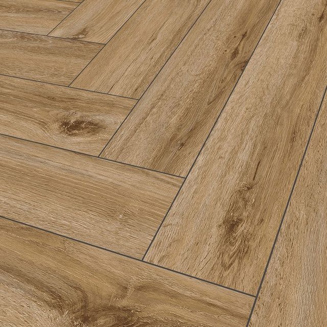 Виниловый SPC Ламинат Falquon The Floor Herringbone Riley Oak P1004