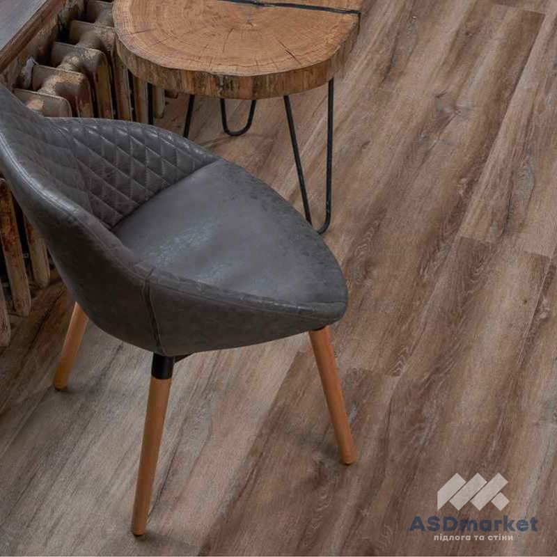 Виниловый пол SPC клеевой Vinilam Ceramo Дуб Биль К8895