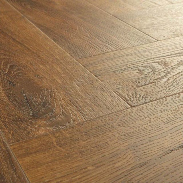 Виниловый пол клеевой Quick-Step Pristine Herringbone Осенний дуб коричневый SGHBC20334