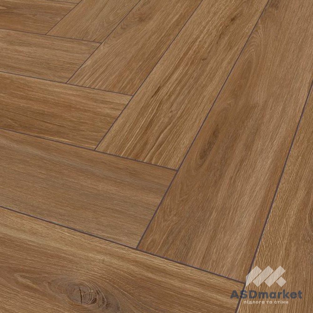 Вініловий SPC Ламінат Falquon The Floor Herringbone Calm Oak	P6003