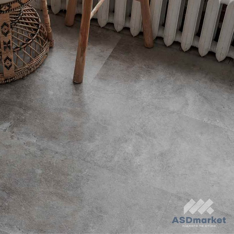 Виниловый пол SPC клеевой Vinilam Ceramo Сланцевый Камень 61605