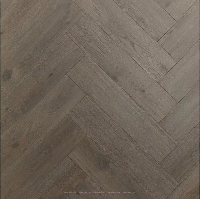 Ламінат Alsafloor Elegant Baton Rompu (Herringbone) Дуб Маковий EBR524 (8mm)