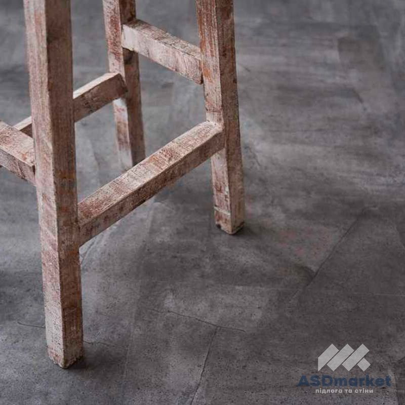 Вінілова підлога SPC клейова Vinilam Ceramo Бетон 61606