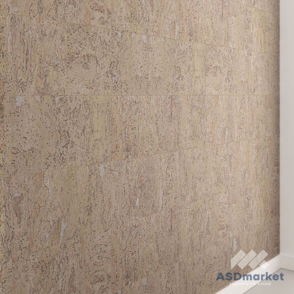 Настінний корок листовий Wicanders Dekwall Stone Art Platinum TA24001