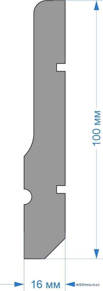 Плінтус Paсioli MDF PMP021