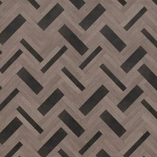 Виниловый пол в рулонах Forbo Sarlon Wood 15db dark hybrid wood concrete 9209T4315