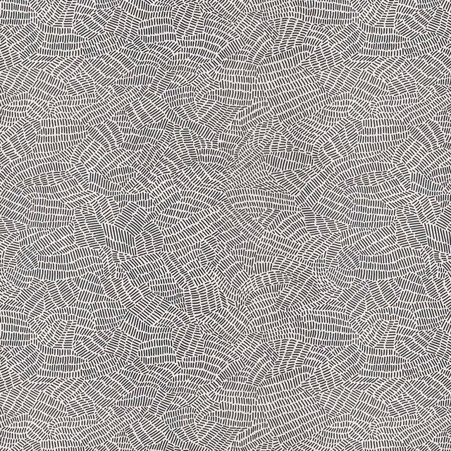 Виниловый пол в рулонах Forbo Sarlon Graphic 15db black & white doodle 409T4315