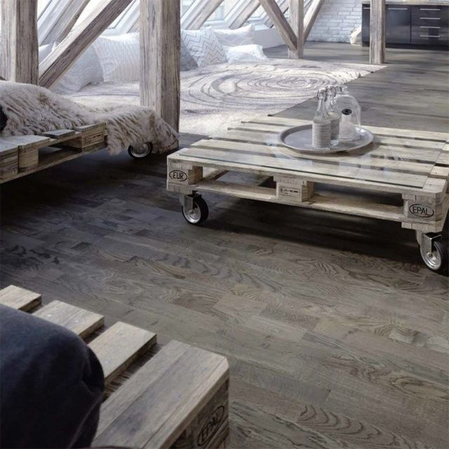 Паркетна дошка 3-смугова Esta Parket Дуб Promo Grey 13100
