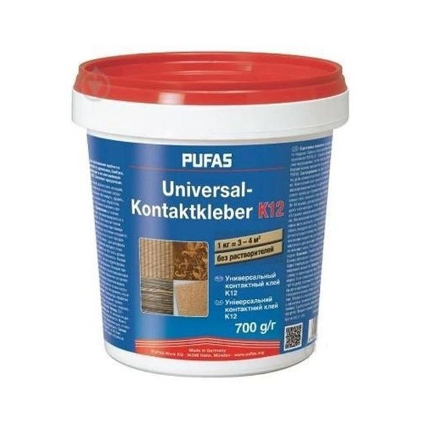 Контактный водный клей для пробки Pufas K12 (0.7 кг)