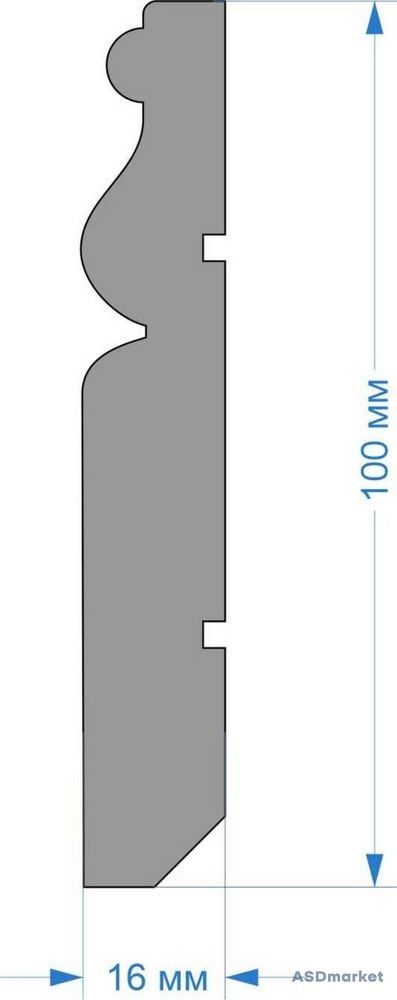 Плінтус Paсioli MDF PMP020