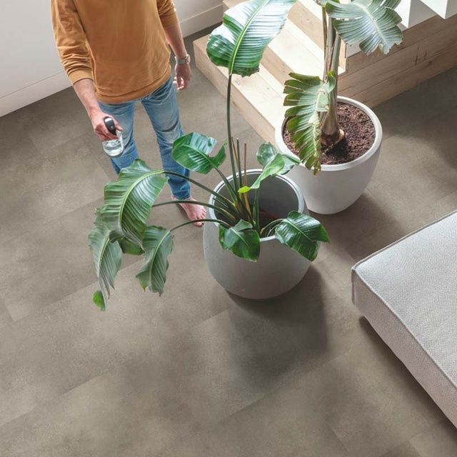 Виниловый пол замковой Quick-Step Illume Бетон с прожилками AVMTU 40273