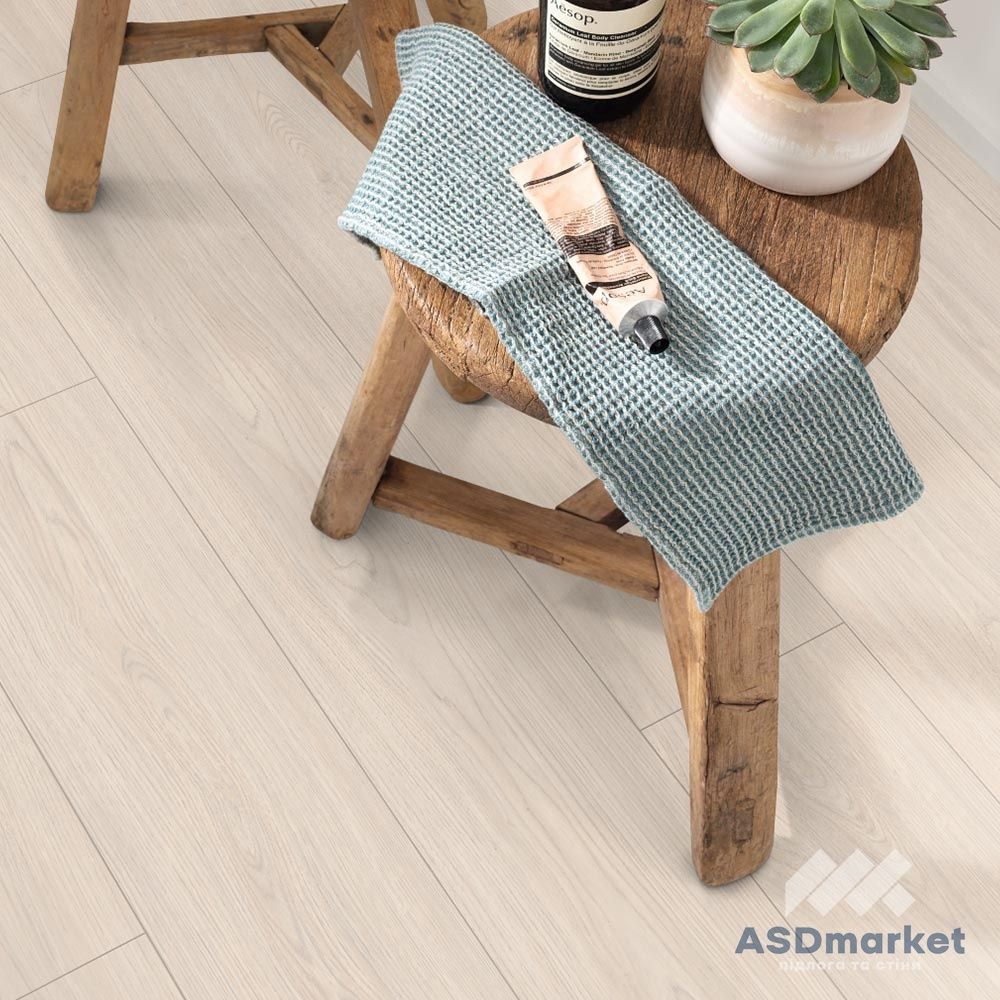 Ламинат Egger Classic Aqua+ Дуб Казелла белый EL2150