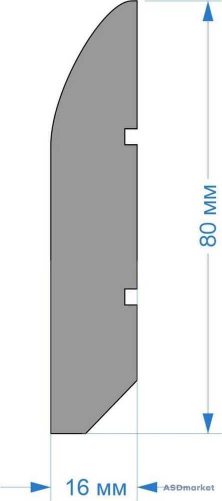 Плінтус Paсioli MDF PMP006