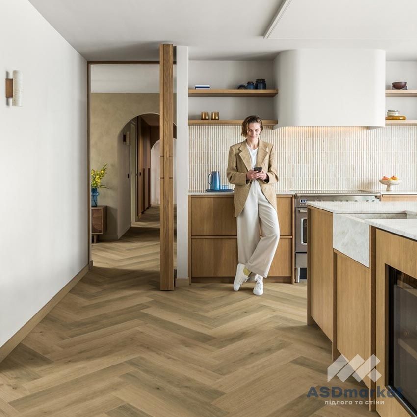 Ламінат Quick-Step Impressive Design (Herringbone) Дуб обгорілий (8мм) IMD8245
