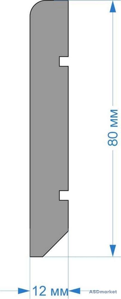 Плінтус Paсioli MDF PMP003