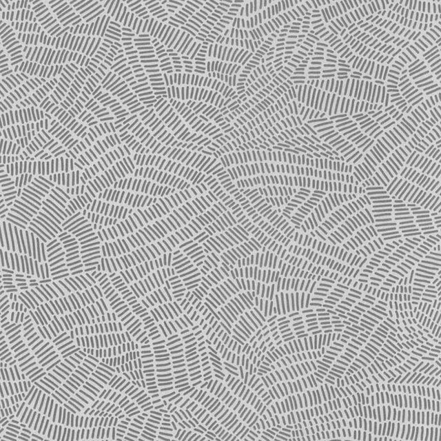 Виниловый пол в рулонах Forbo Modul'up Сraphic 19db grey & white doodle 402UP4319