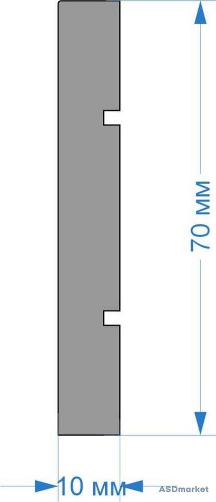 Плінтус Paсioli MDF PMP001