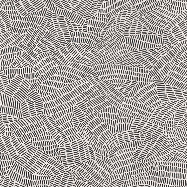 Виниловый пол в рулонах Forbo Modul'up Сraphic 19db black & white doodle 409UP4319