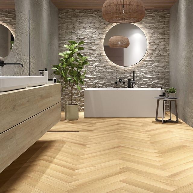 Виниловый SPC Ламинат AlsaFlooring Horizon Herrigbone Круазетт HZB 1202